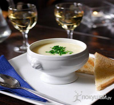 Рецепт - Молочный грушевый суп