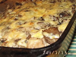 Рецепт - Запеканка из картофеля с грибами