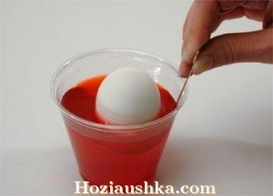 Рецепт - Яйца крашенные чернилами