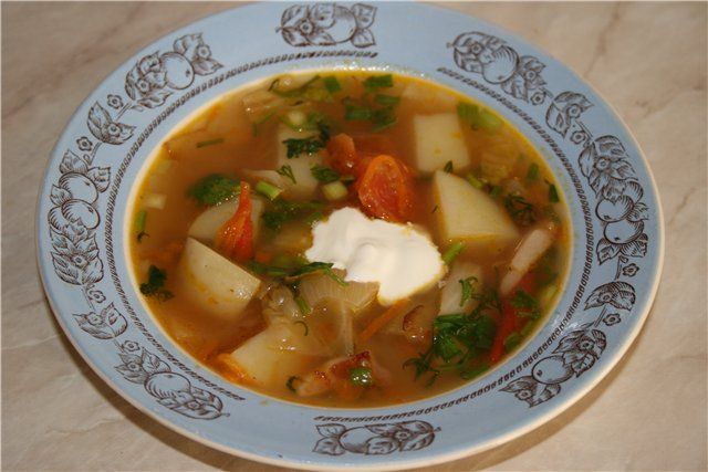 Рецепт - Крестьянский суп