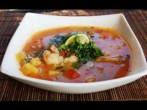 Рецепт - Рыбный суп со сладким перцем