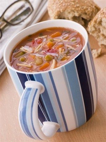 Рецепт - Суп из фасоли с лапшой (кухня: Итальянская)