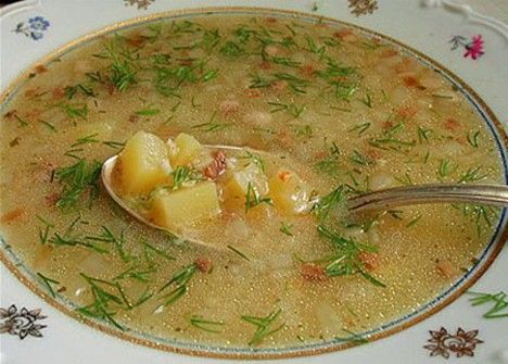 Рецепт - Суп картофельный с рыбой