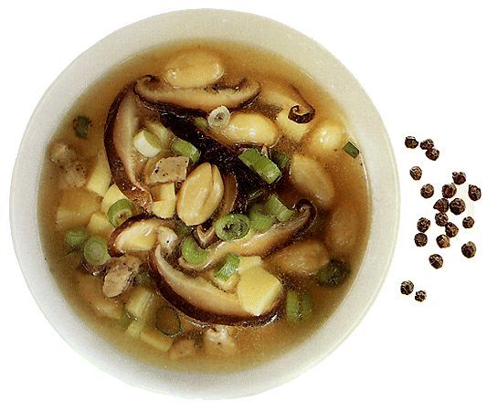 Рецепт - Суп картофельный со свежими грибами