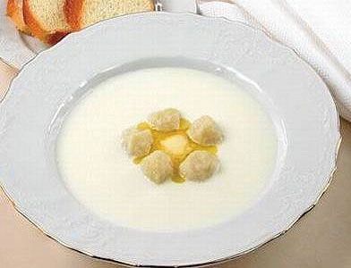 Рецепт - Суп молочный с картофельными фрикадельками