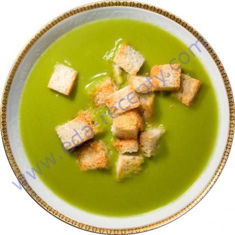 Рецепт - Суп Сен-Жермен из зеленого горошка
