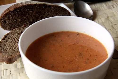 Рецепт - Томатный суп (таматар ка суп)