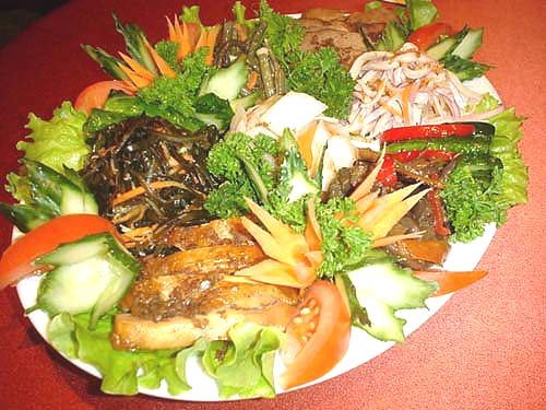 Рецепт - Салат из ледяной рыбы