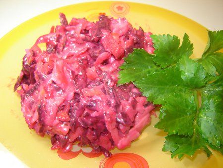 Рецепт - Салат из сырой свеклы