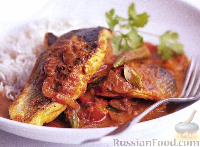 Рецепт - Рыбное карри