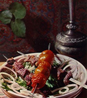 Рецепт - Шашлык на пару (узбекская кухня)