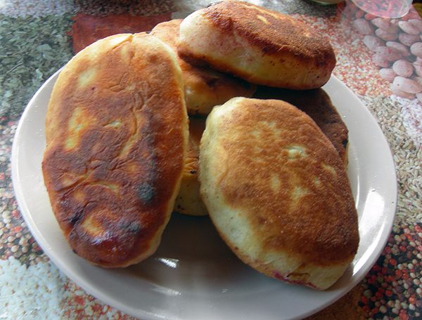 Рецепт - Пирожки с хурмой (туркменская кухня)